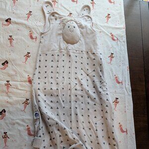 Nested Bean Baby Zen Sack Classic White Sleep Sack Swaddle 16-26 Pounds